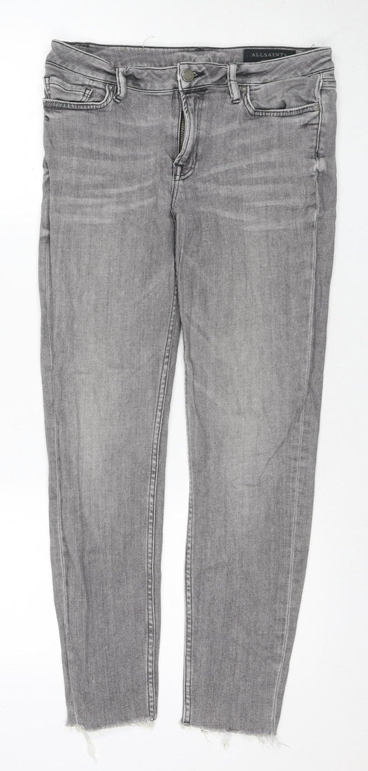 AllSaints Women's Grey Skinny Jeans Size 30