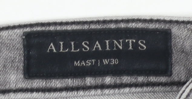 AllSaints Women's Grey Skinny Jeans Size 30