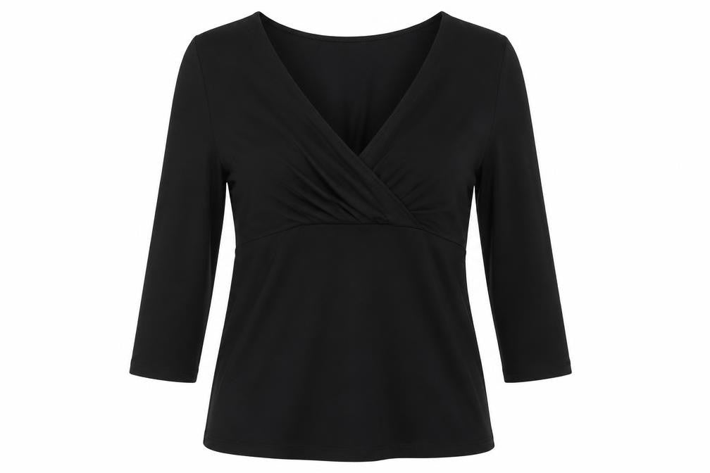 Womens UK Size M LK Bennett Black Viscose Blend Blouse