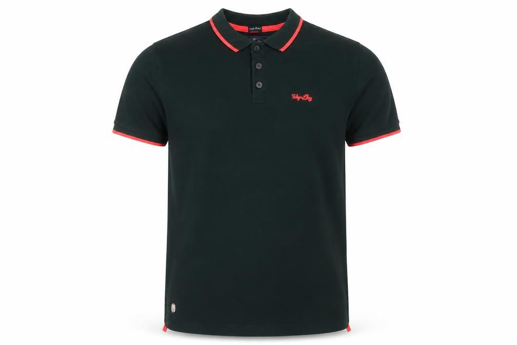 Outfitters Men's Green Polo Shirt, Size L, Casual Style