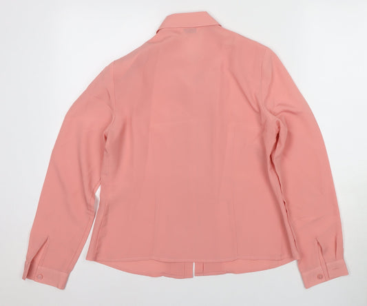 Eastex Women’s Pink Button-Up Shirt Size 10