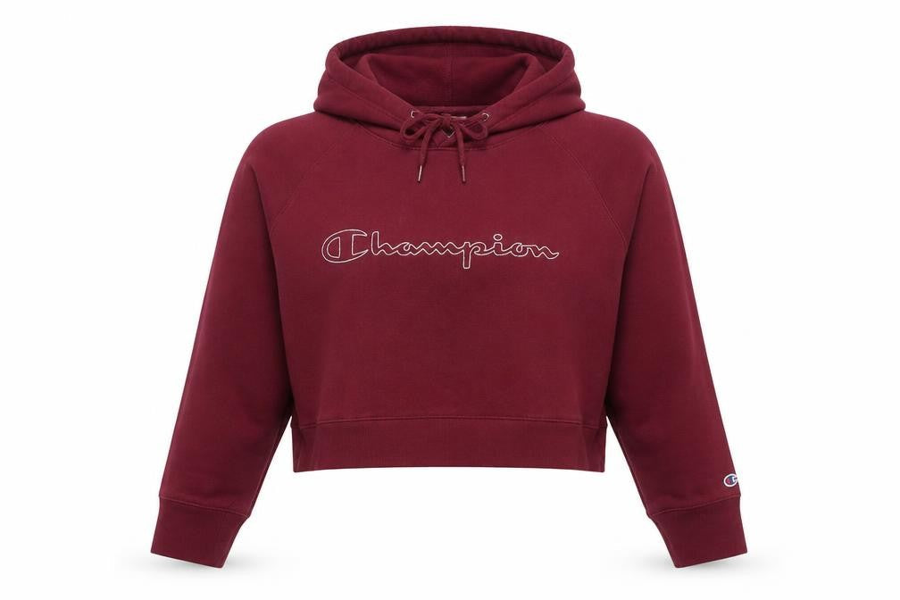 Womens UK XL Regular Champion Red Pullover Hoodie