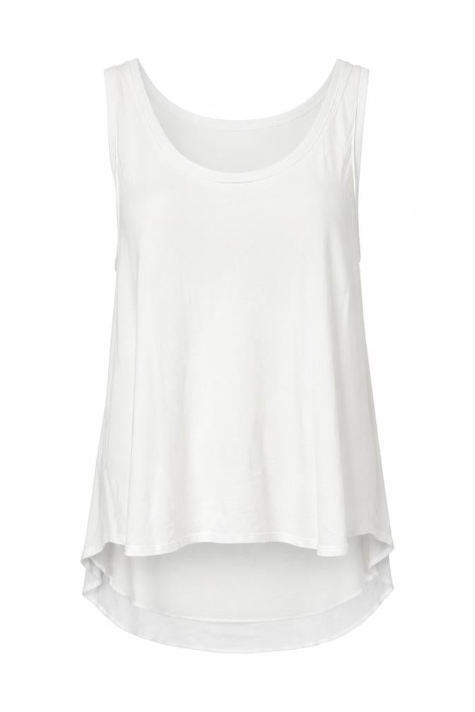 Womens UK Size XS Banana Republic White Modal Tank