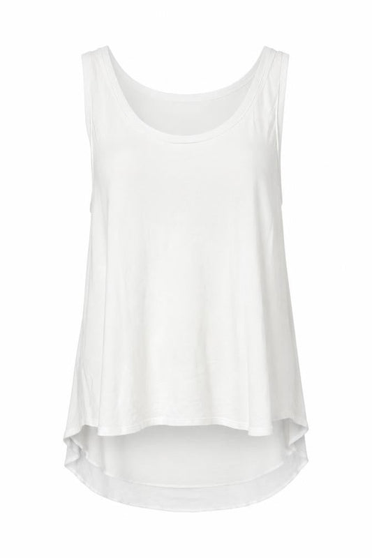 Womens UK Size XS Banana Republic White Modal Tank