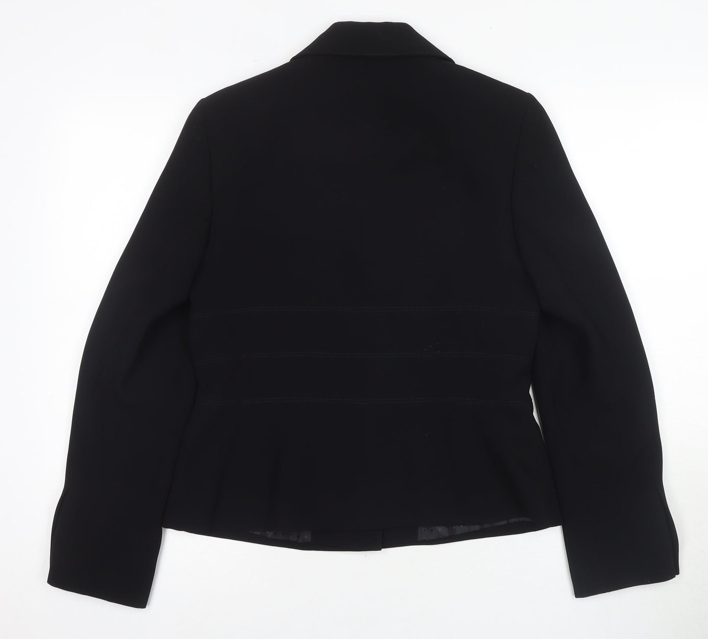 Laura Ashley Women's Black Blazer, UK 12, Notch Lapel