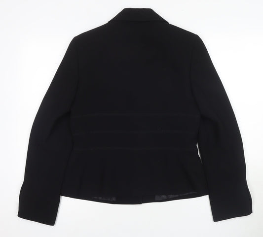 Laura Ashley Women's Black Blazer, UK 12, Notch Lapel