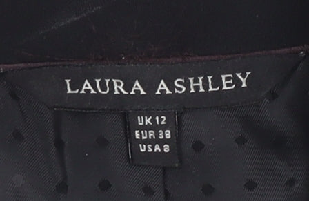 Laura Ashley Women's Black Blazer, UK 12, Notch Lapel