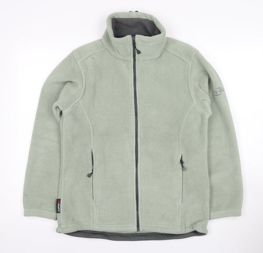 TOG24 Men's Green Fleece Jacket S Regular Fit