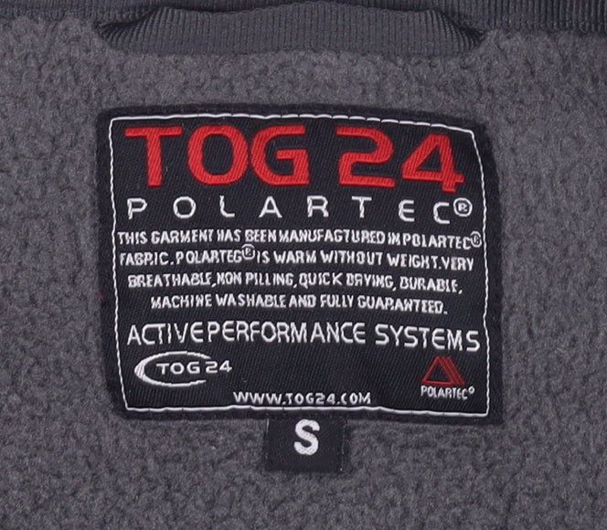 TOG24 Men's Green Fleece Jacket S Regular Fit