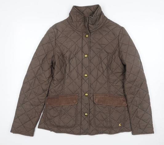 Joules Women’s Brown Quilted Jacket Size 12