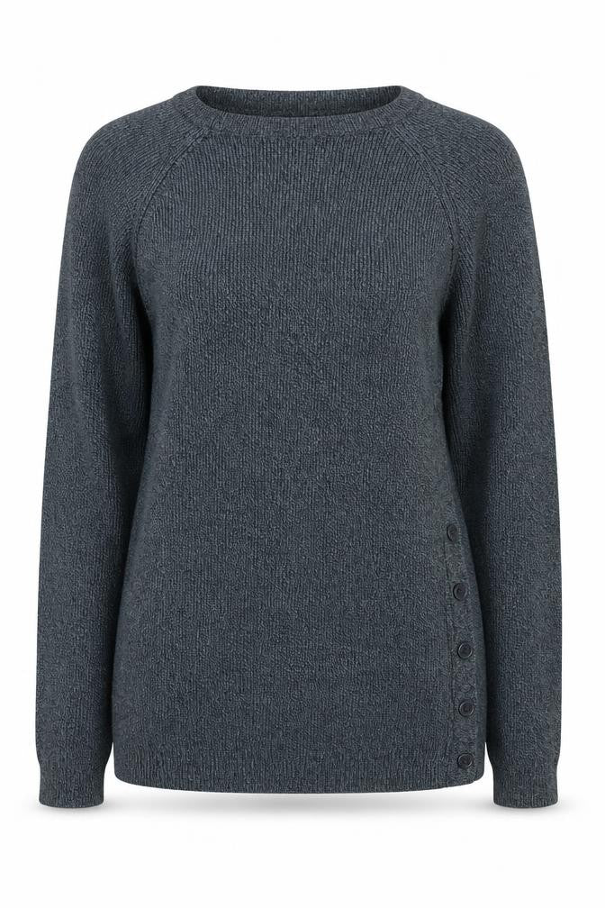 Womens UK S Regular Banana Republic Grey Pullover Tight-Knit