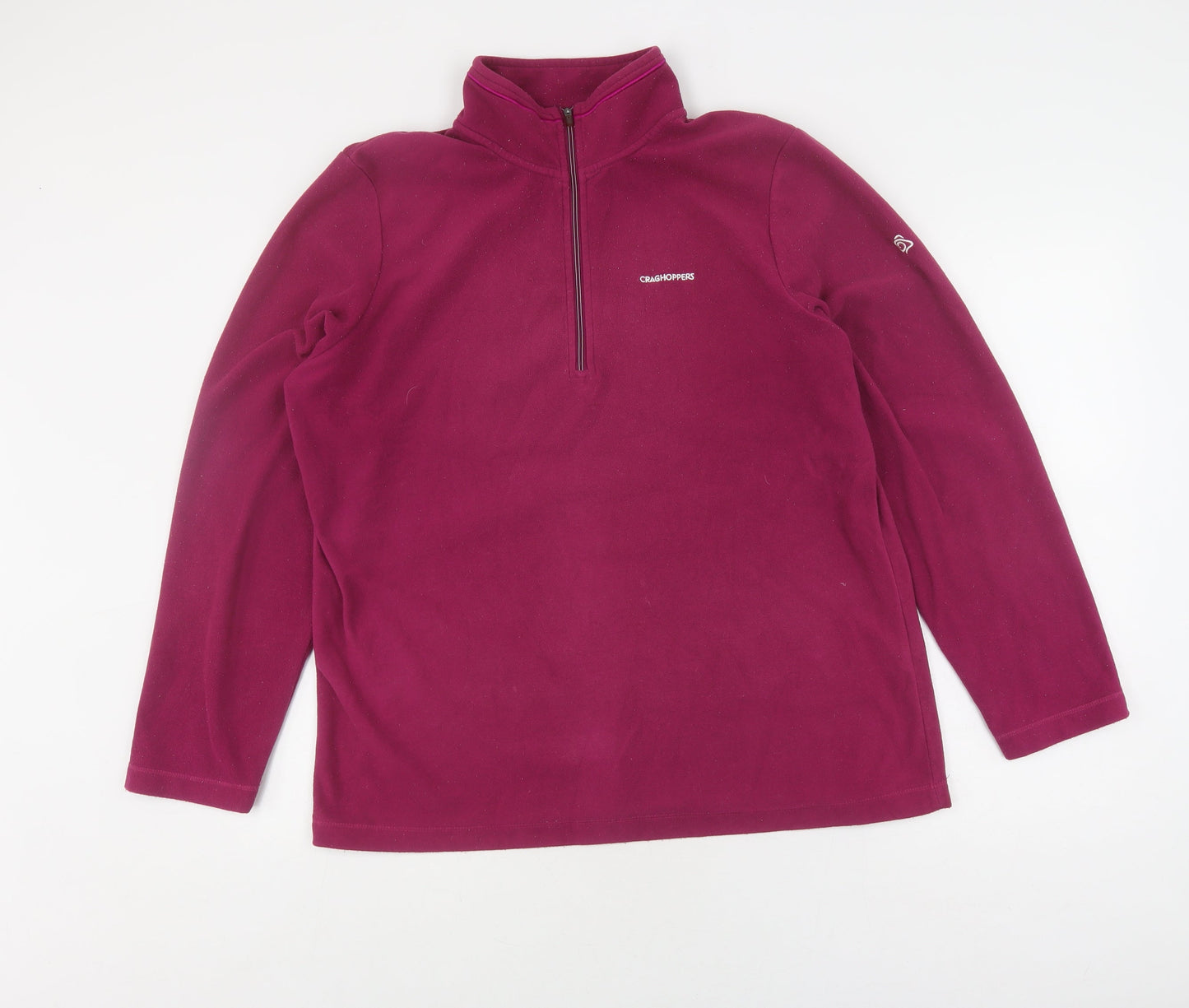 Craghoppers Women's Purple Fleece Pullover Size 16