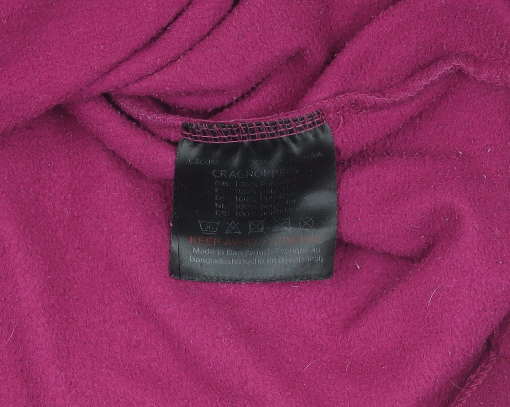 Craghoppers Women's Purple Fleece Pullover Size 16
