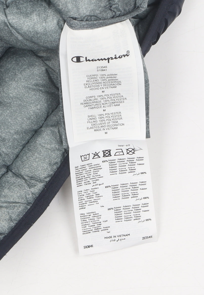 Champion Men's Black Puffer Jacket M