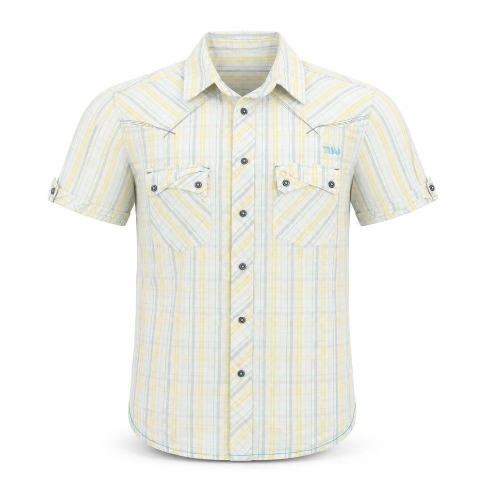 Tom Wolfe Jeans Men's Multicoloured Plaid Shirt S