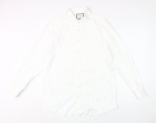 Charles Tyrwhitt Men's White Slim Fit Dress Shirt