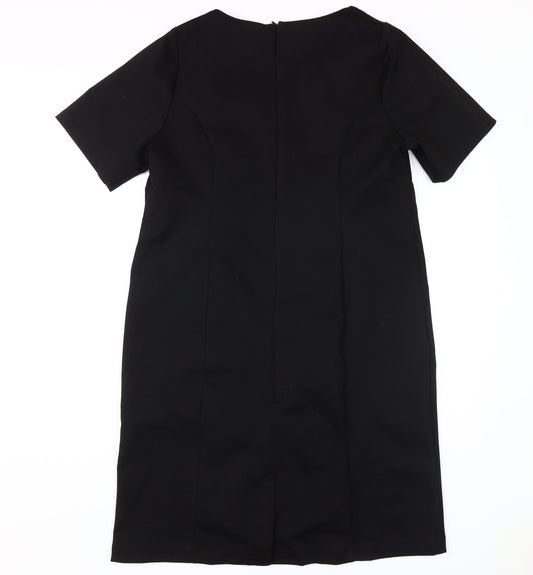 Arlene Phillips Women's Black Blue Sheath Dress Size 16
