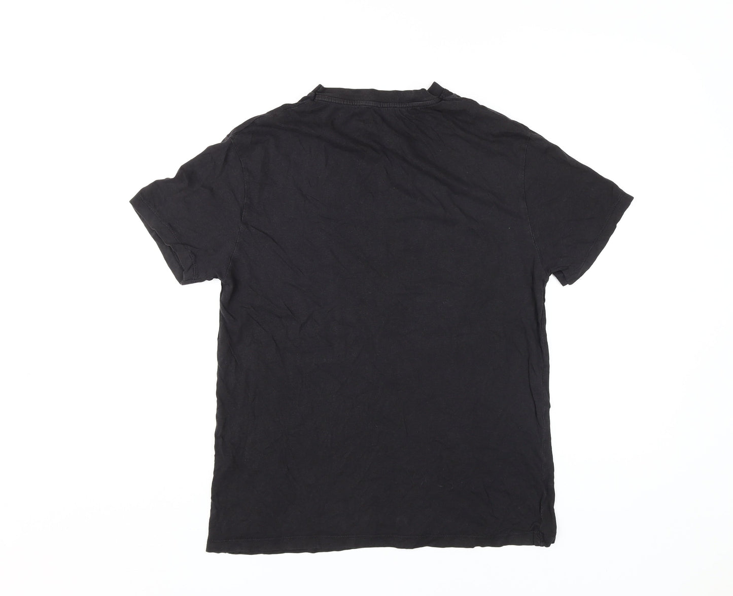 Pull & Bear Unisex Black The Rolling Stones T-Shirt XS