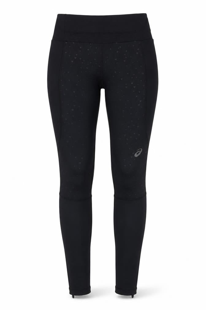 Front view of Asics Women's Black Compression Leggings XS