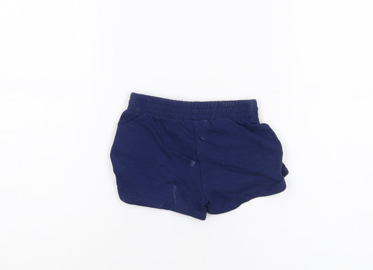 Nike Unisex Blue Baby Shorts 6-9 Months Elastic Waist