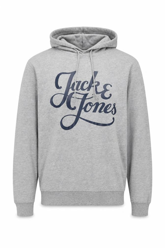 Mens UK M Regular JACK & JONES Grey Pullover Hoodie