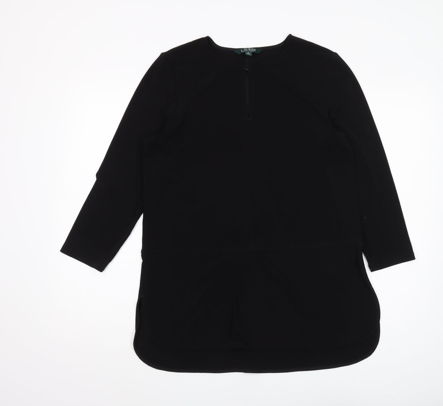 Lauren Ralph Lauren Women's Black 3/4 Sleeve Top M