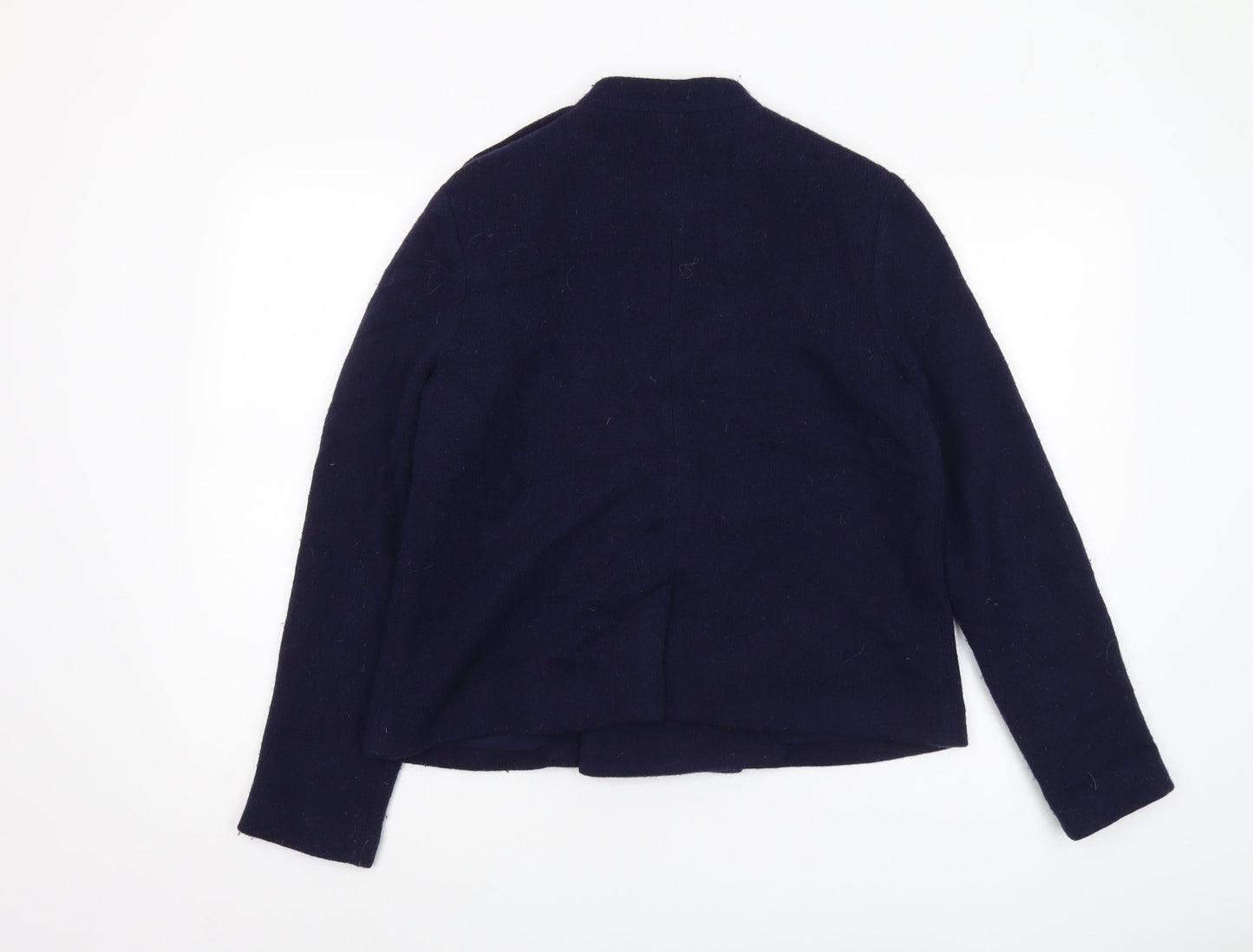 Laura Ashley Women's Blue Military Jacket, Size 12