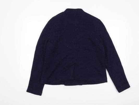 Laura Ashley Women's Blue Military Jacket, Size 12