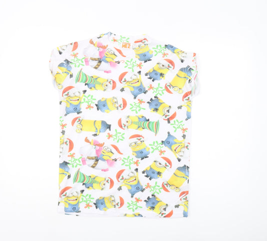 Despicable Me 2 Womens Multicoloured Minion T-Shirt Size 6