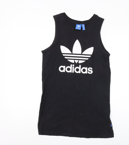 Adidas Women's Black Cotton Tank Top XS