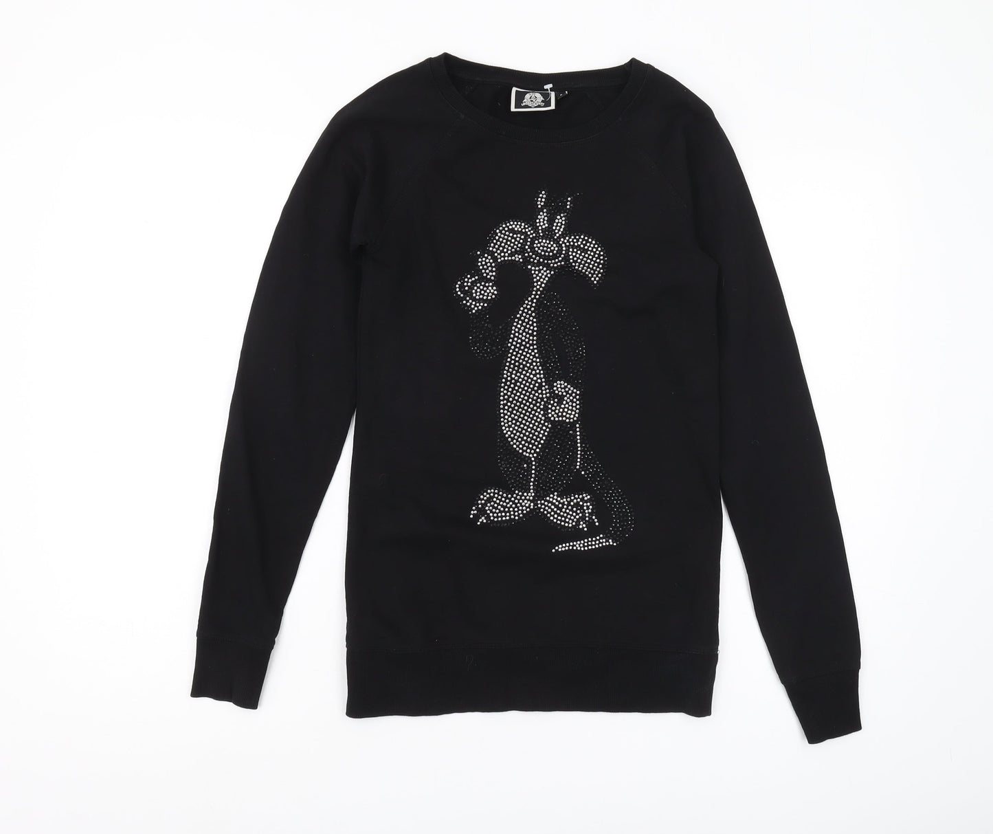 Looney Tunes Women's Black Pullover Cartoon Sweatshirt M