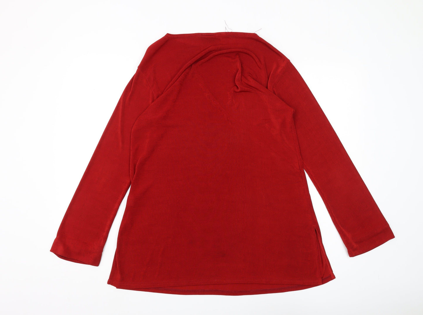 Wallis Women's Red Tunic, Size 12, Autumn Chic
