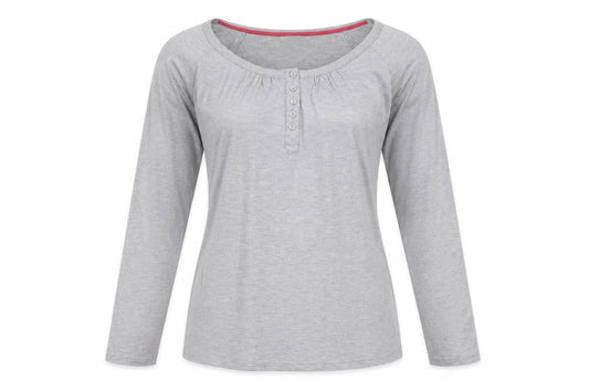 Womens UK Size M Dickins & Jones Grey Lyocell Blend T-Shirt
