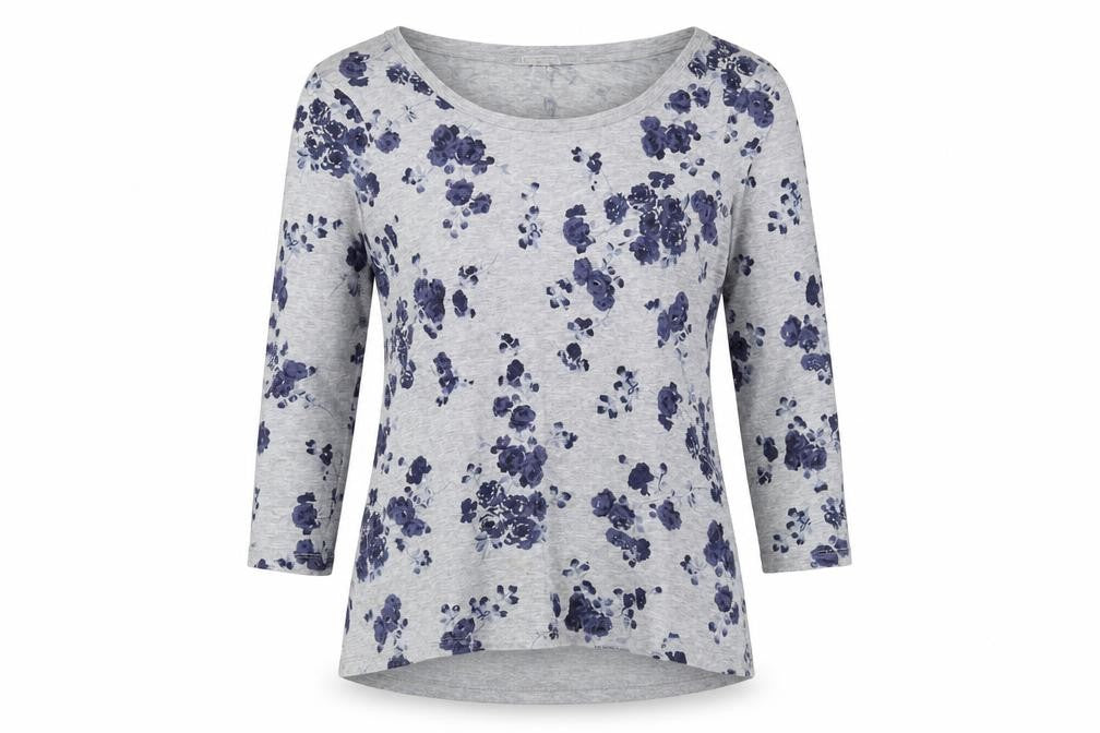 Womens UK Size M Gap Grey 100% Cotton T-Shirt