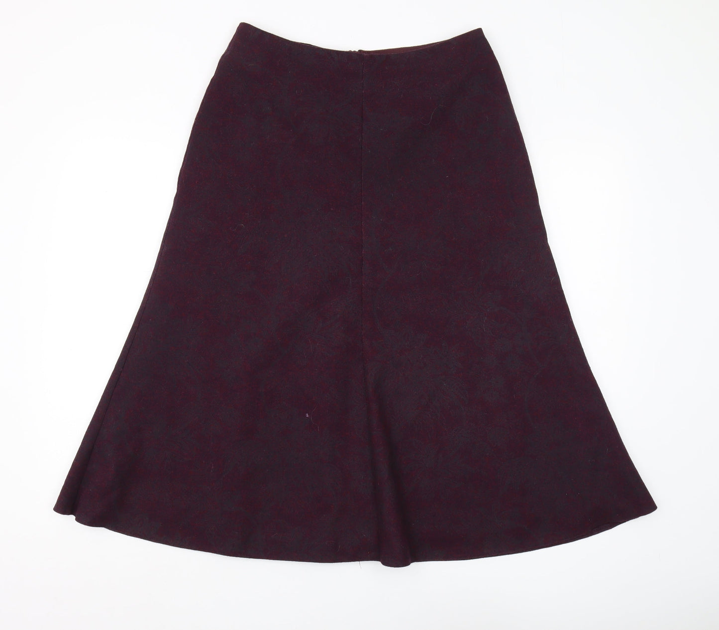 Eastex Women's Purple A-Line Midi Skirt Size 10