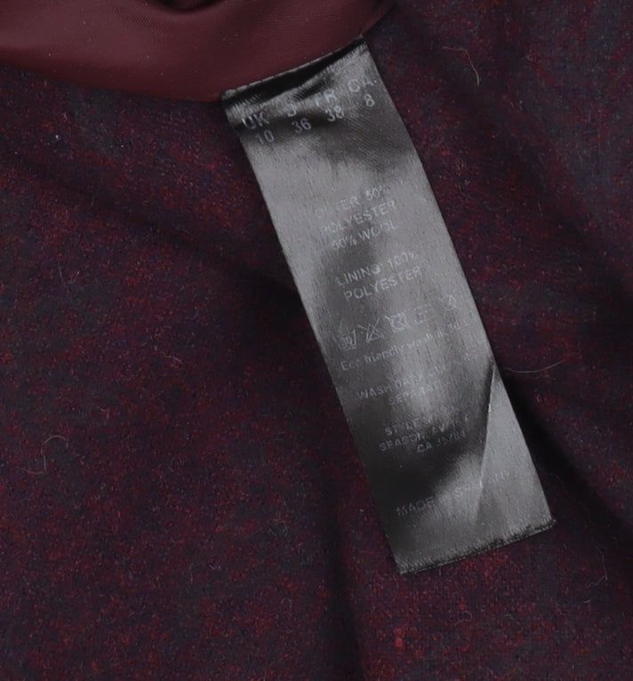 Eastex Women's Purple A-Line Midi Skirt Size 10