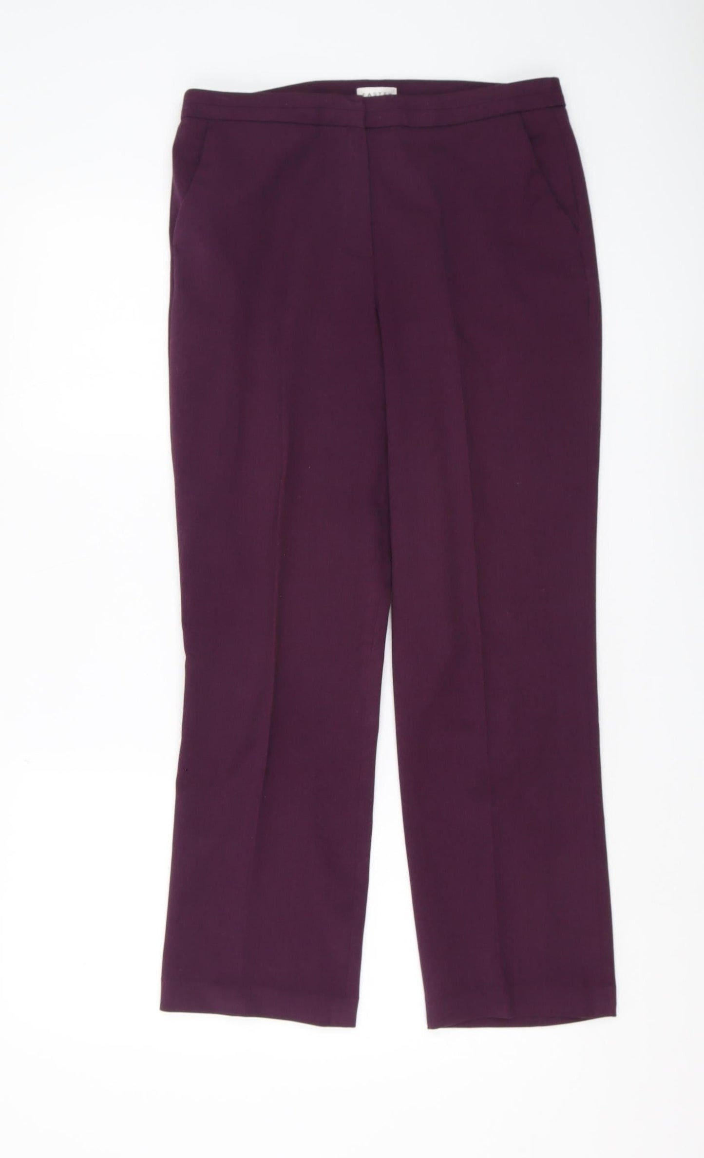 Eastex Women's Purple Straight Trousers Size 10