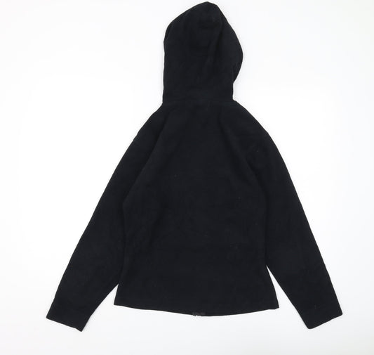 Micro Women's Black XS Fleece Hooded Jacket