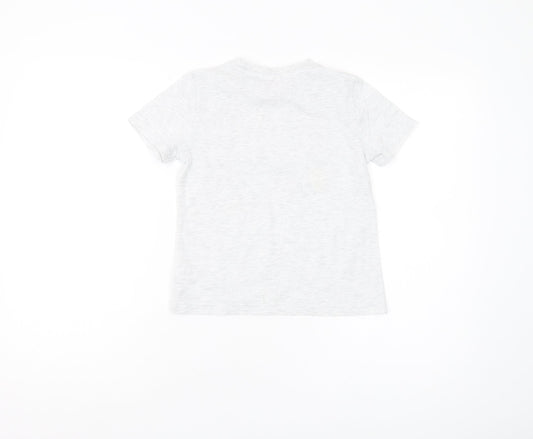 Marvel Boys White Superhero Graphic T-Shirt 6-7 Years