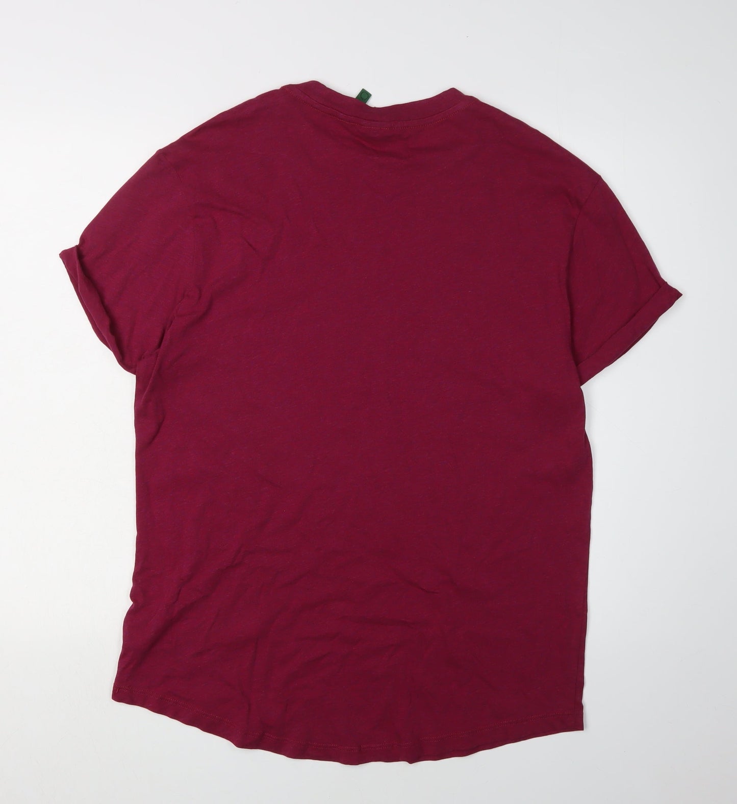 G-Star Raw Men's Red Cotton T-Shirt, Short Sleeve, Size S