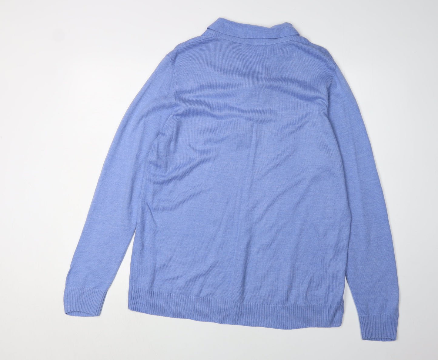 Honor Millburn Women's Blue Collared Jumper L