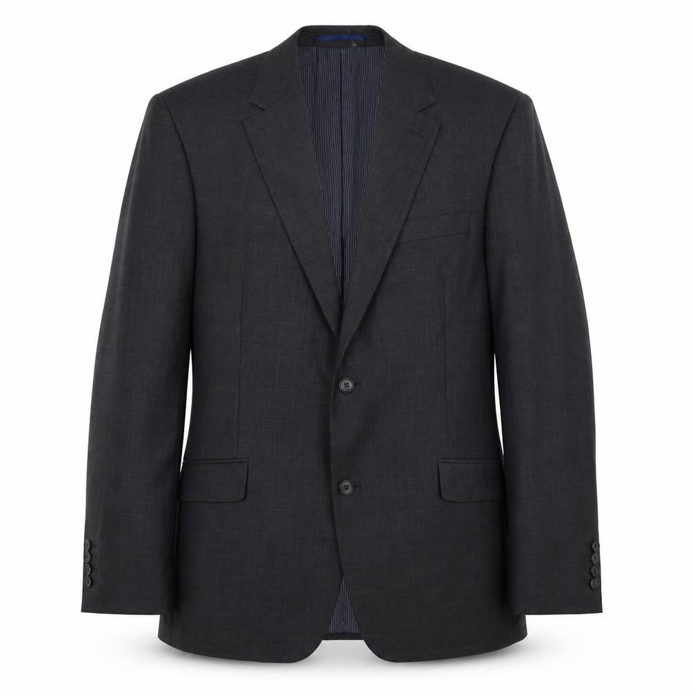 Mens 42 Chest Regular Daniel Hechter Grey Two-Button Suit Jacket