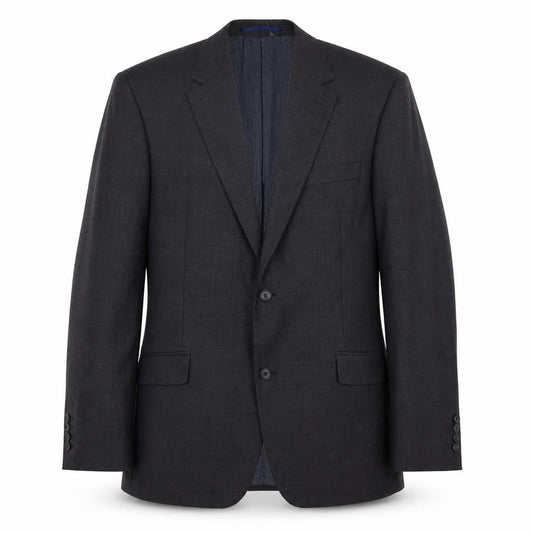 Mens 42 Chest Regular Daniel Hechter Grey Two-Button Suit Jacket
