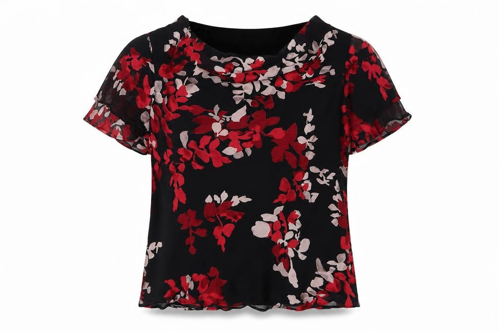 Womens UK Size 14 Jacques Vert Multicoloured Viscose Blend Blouse