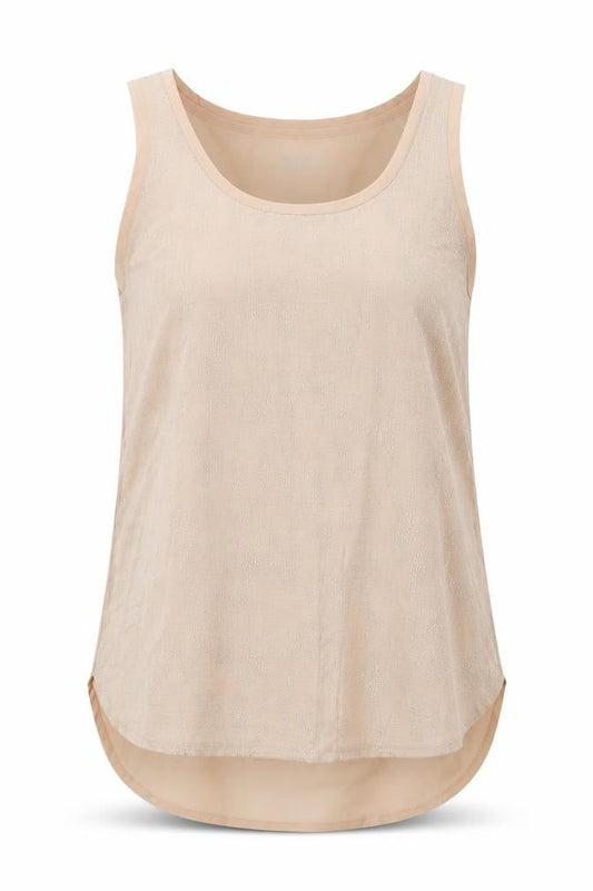 Womens UK Size M Calvin Klein Beige Polyester Blend Tank