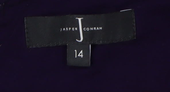 Jasper Conran Women's Black Lace Sheath Dress Size 14