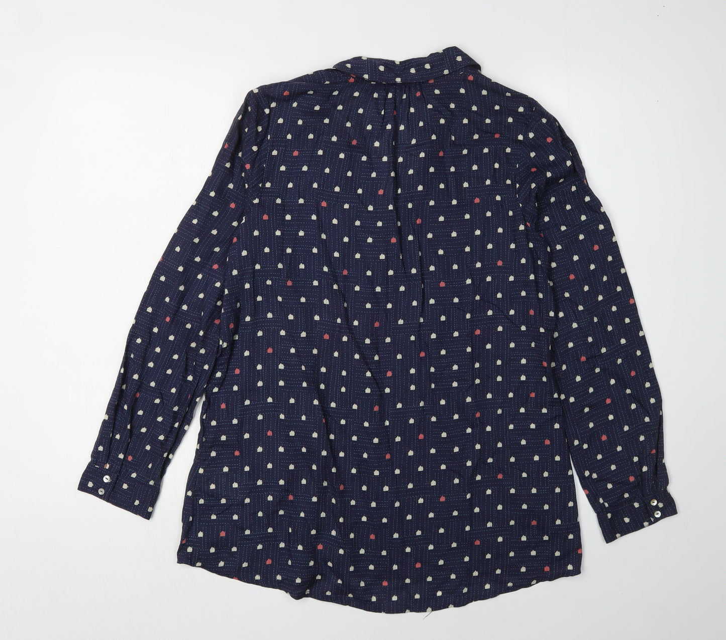 White Stuff Women's Multicoloured Collared Blouse