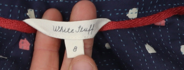 White Stuff Women's Multicoloured Collared Blouse