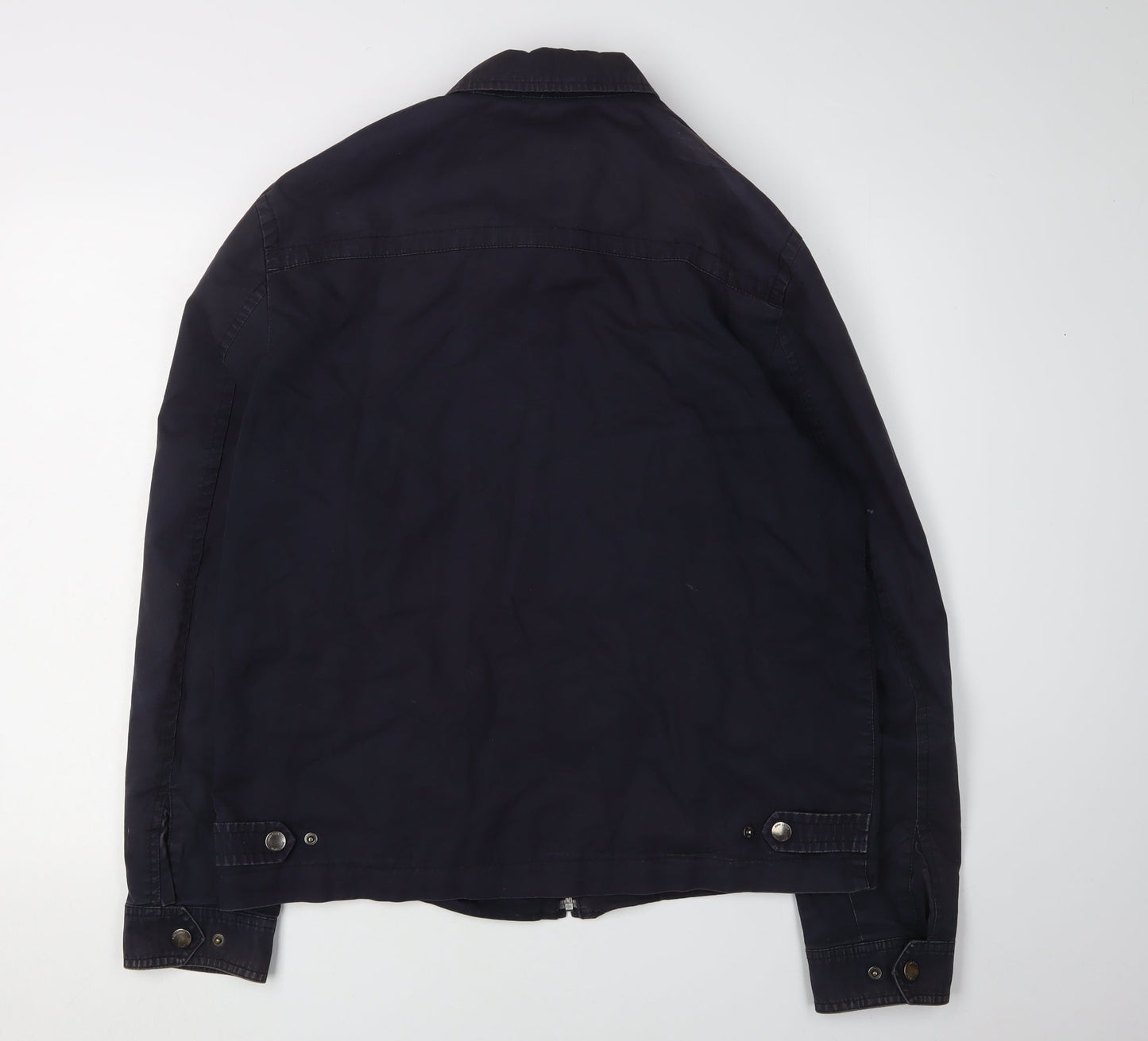 John Lewis Men's Black Cotton Casual Jacket, Size L