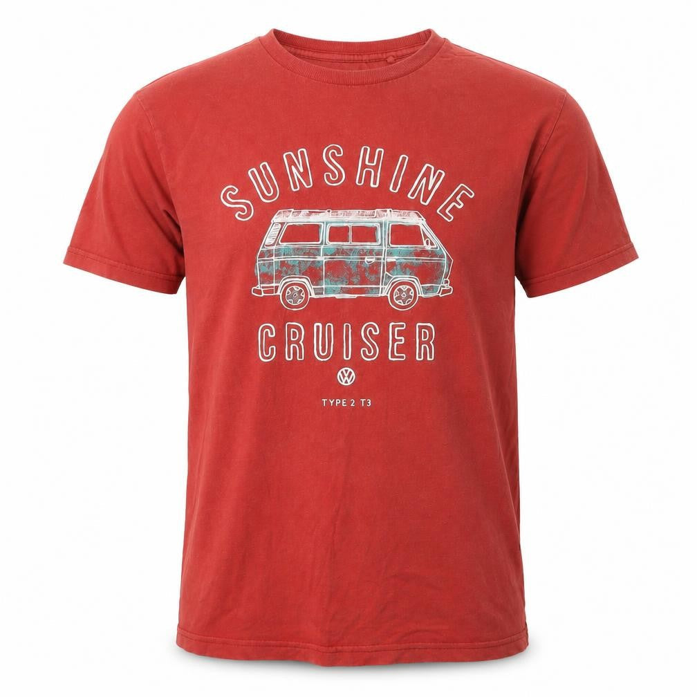 Mens UK Size S FatFace Red  Cotton T-Shirt